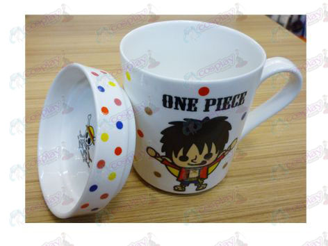 One Piece Accesorios posteriores vuelan dos nuevos taza de cerámica