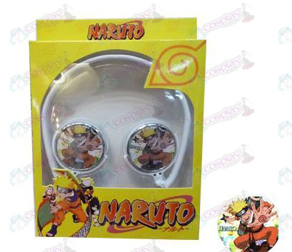 Auriculares estéreo se puede plegar Naruto conmutación de un auricular
