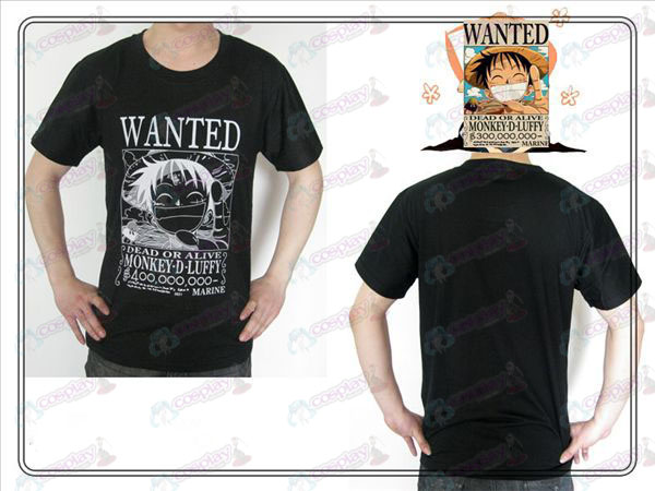 One Piece Luffy Accesorios querido T-shirt (negro)