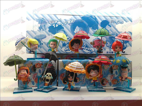 10 Umbrella One Piece Accesorios Doll