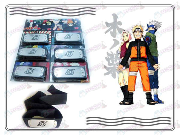 Naruto Konoha 6 Organización Xiao equipado cintillo negro