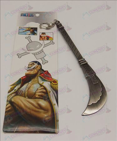 One Piece Accesorios blanco hebilla cuchillo barba (Large 20cm)