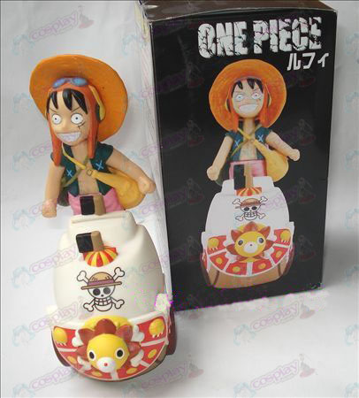 One Piece Luffy Accesorios hucha muñeca (Sonne 15cm)