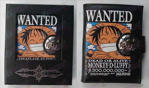 One Piece Luffy Accesorios cartera (color)