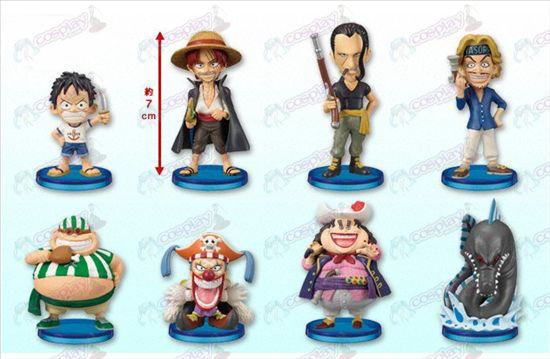 30 en representación de ocho piratas cuna muñeca (Código de Tokai) 7cm