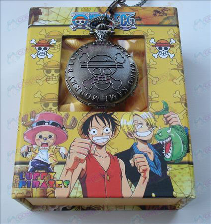 One Piece accesorios reloj de bolsillo + Card