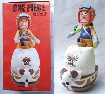 One Piece Usopp Accesorios Doll bote de dinero (16 cm)