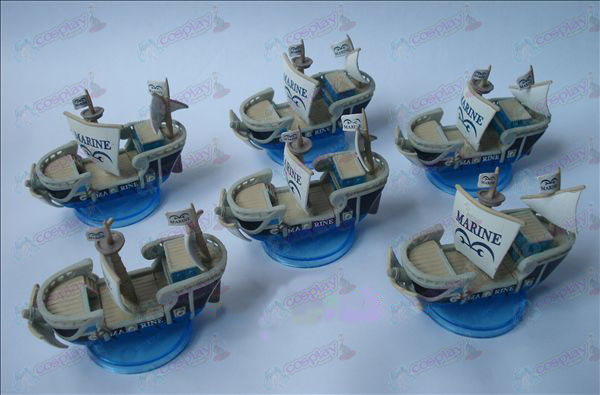 AOne pieza Accesorios azul marino barco de fondo (6 / set)