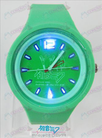 Luces coloridas del deporte del reloj-Hatsune Miku Accesorios