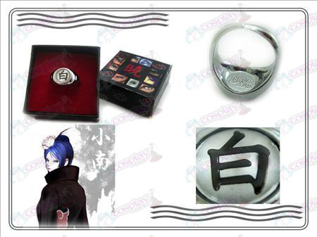 Edición Naruto Xiao Organización anillo de colector (Blanco)
