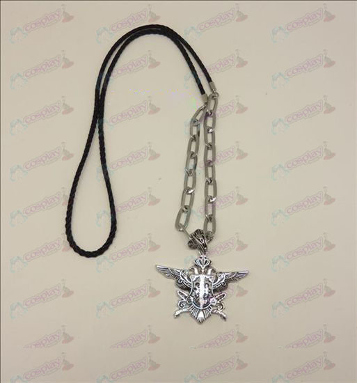 DBlack mayordomo Accesorios Eaglehawk punky largo collar (plata)