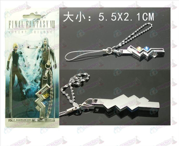 Final Fantasy Digitales13 Trueno teléfono máquina colgantes cuerda
