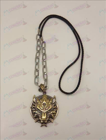 DFinal Fantasy Accesorios Langtou bandera punky collar largo (bronce)