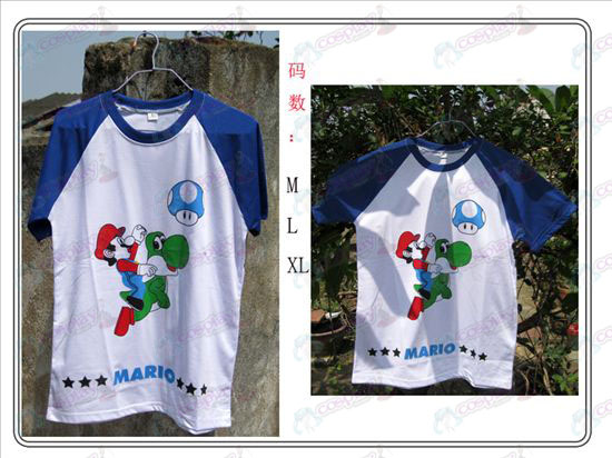 Super Mario Bros Accesorios azul T-shirt