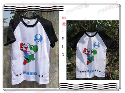 Super Mario Bros Accesorios Negro T-shirt