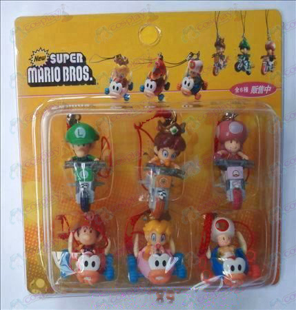 Genuine 6 Super Mario Bros Accesorios Correa