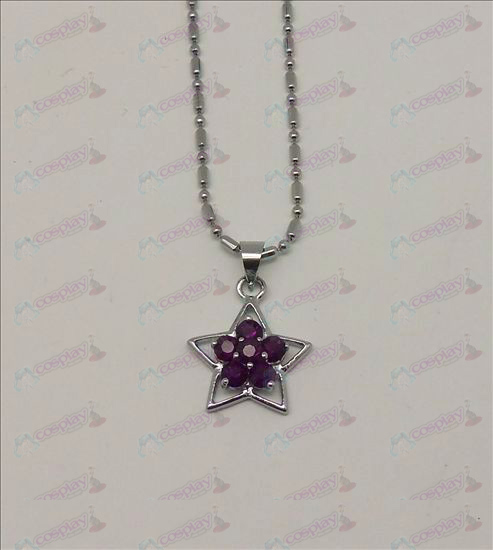 Blister Lucky Star Accesorios Diamond Necklace (púrpura)