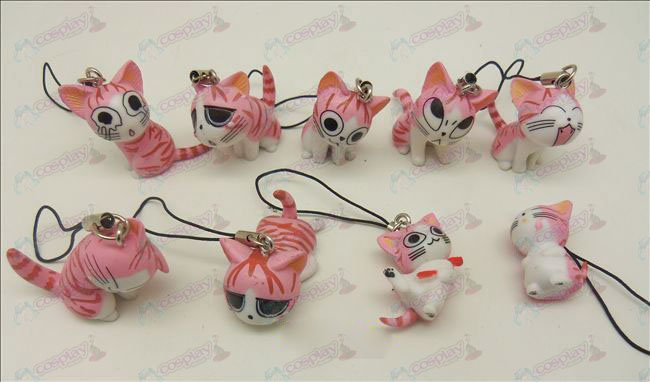 9 Sweet Cat Accesorios Toy Machine Correa (Rosa)
