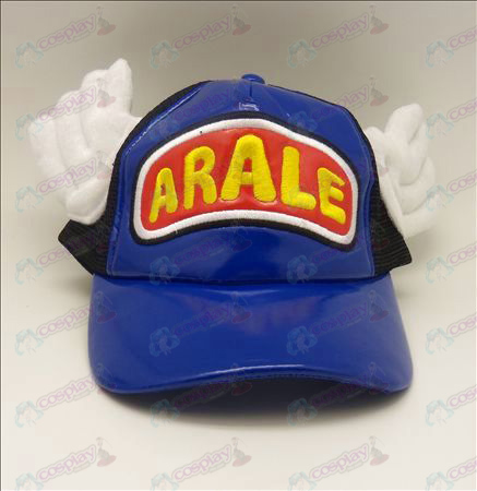 D Lei sombrero de Ala (azul - rojo)