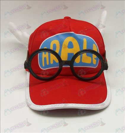 Ala Lei sombrero + gafas (rojo)