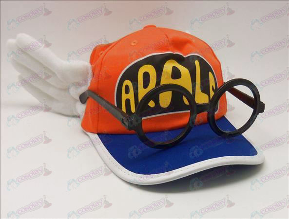 Ala Lei sombrero + gafas (naranja)
