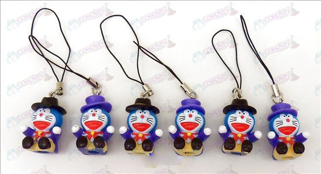 6 Riendo Doraemon muñeca de cuerda de la máquina