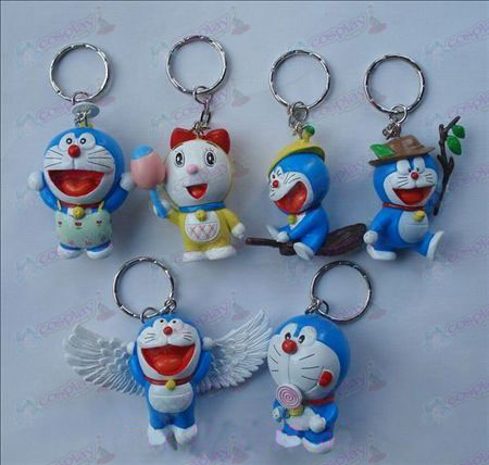 6 Doraemon muñeca llavero