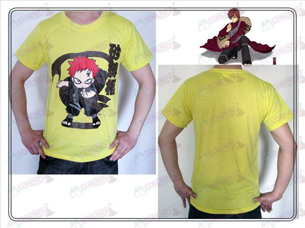 Naruto Gaara T-shirt (amarillo)