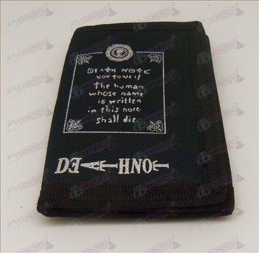 Canvas cartera (Death Note Accesorios Texto 1)