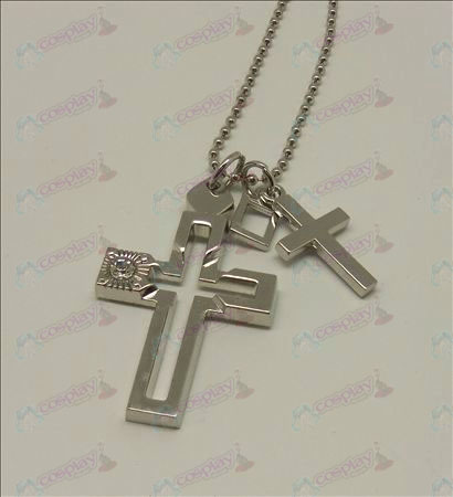 Death Note Accesorios Double Cross Necklace