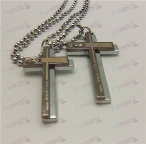 Death Note Accesorios Dual Cross Necklace (caja)