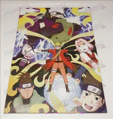 42 * 29cm Naruto 8 + tarjetas adheridas posters
