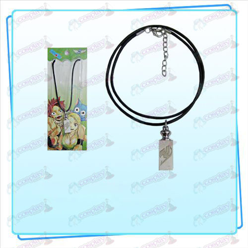 Fairy Tail Accesorios pesos collar de cuerda negro