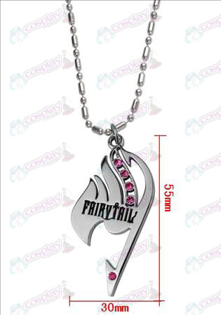 Fairy Tail con el collar de diamante (diamante rosa)