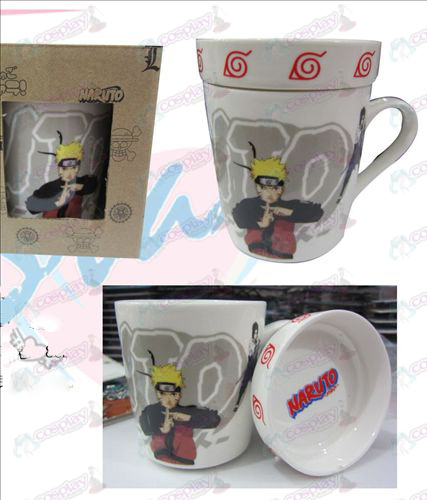 Cartoon taza de cerámica (con tapa) Naruto