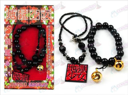 Embalado Hell Girl Accesorios Necklace + Bracelet