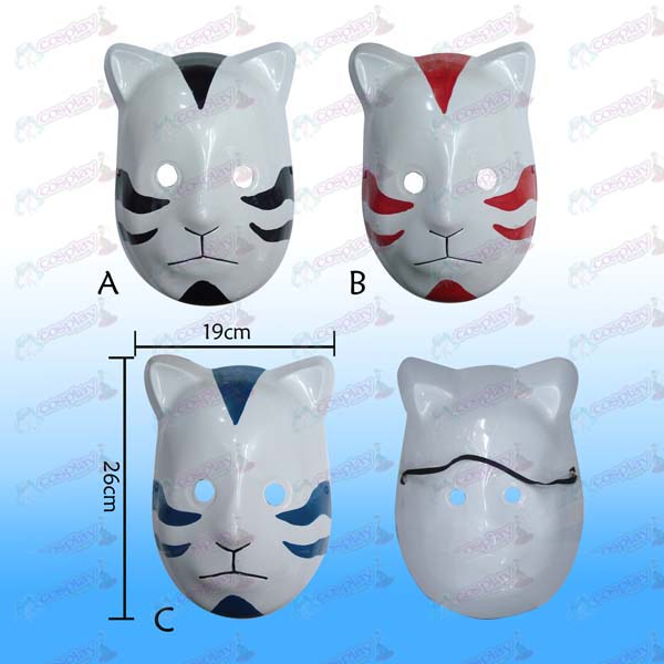 Tres colores gato máscara oscura Naruto (opcional)