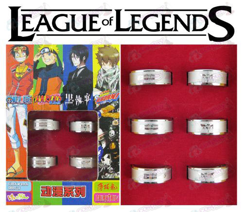 League of Legends Accesorios Frosted Ring (6 / set)