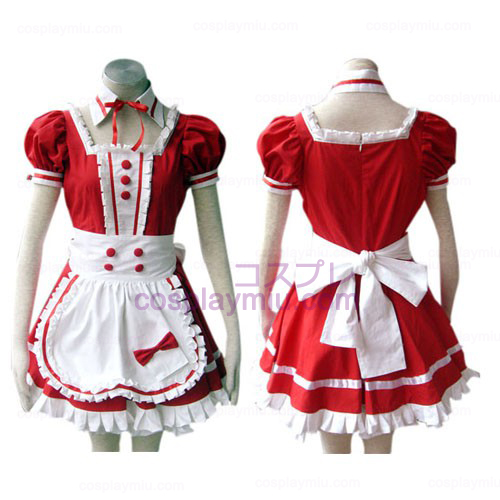 Red Gothic Lolita Trajes Cosplay