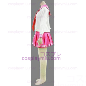 Lucky Star Sakura School Girl Winter School Uniform Trajes Cosplay