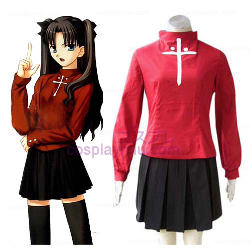 Fate Stay Night Rin Tosaka Trajes Cosplay