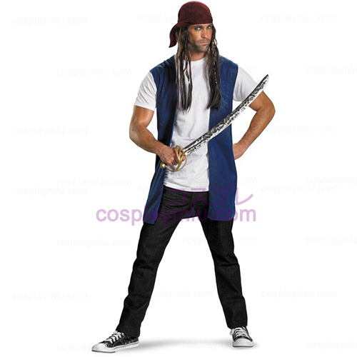 Pirates Of The Caribbean - Captain Jack Sparrow Adult Disfraces Kit