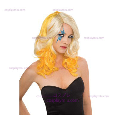 Dama Gaga Blonde And Yellow Wig