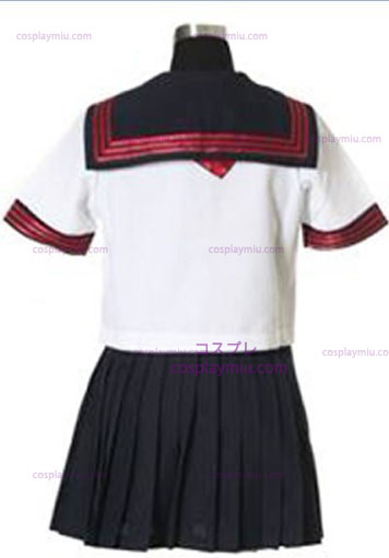 Short Sleeves Sailor School Uniform Trajes Cosplay