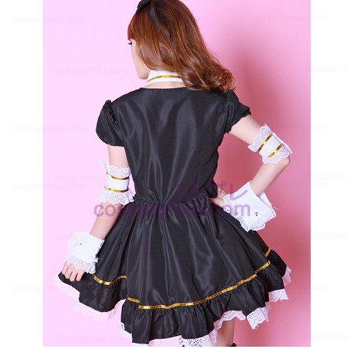 Negro SD Doll Anime Cosplay Maid Outfit/ Disfraces Maid