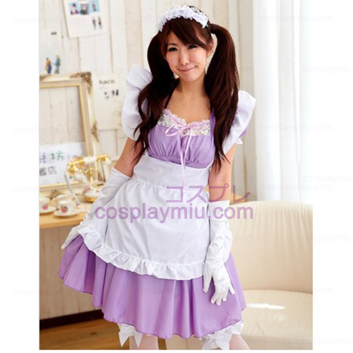 Lolita Ainme Trajes Cosplay/Purple Disfraces Maid