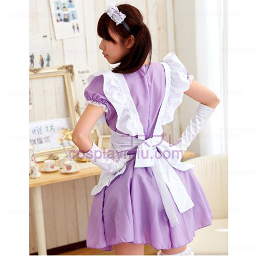 Lolita Ainme Trajes Cosplay/Purple Disfraces Maid