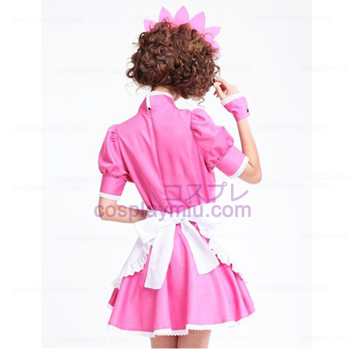 Lolita Trajes Cosplay/Peach Pink Barbie Doll Disfraces Maid