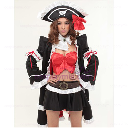 Red Lily Anna Cosplay Anime Halloween Pirate Disfraces Maid