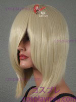 15" Natural Blonde Straight Cosplay Wig